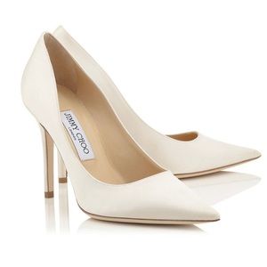 EUC Jimmy Choo Abel Satin pump 37